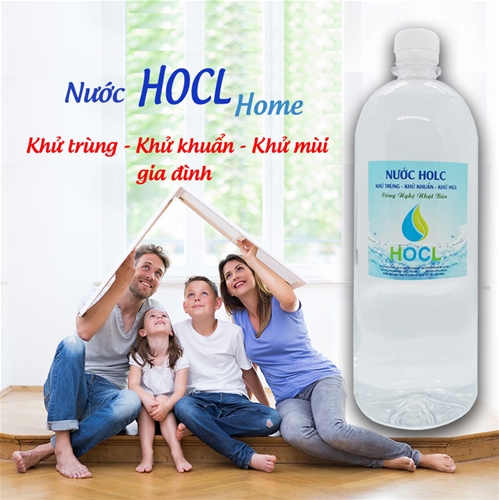 Nước khử trùng khử khuẩn khử mùi HOCL 1 Lít