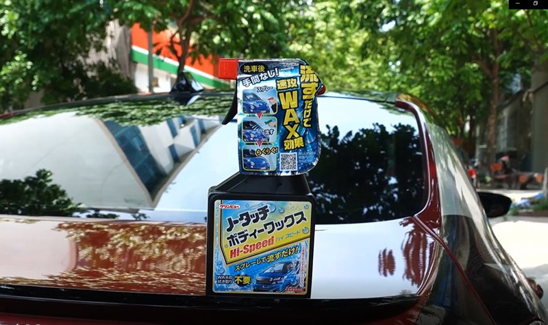 Chai xịt bóng xe ô tô Nhật Bản HI SPEED chất lượng và dễ dàng sử dụng