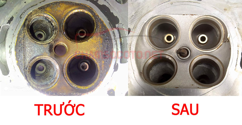 vệ sinh buồng đốt ô tô