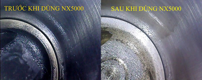dung dịch vệ sinh buồng đốt NX5000 chính hãng