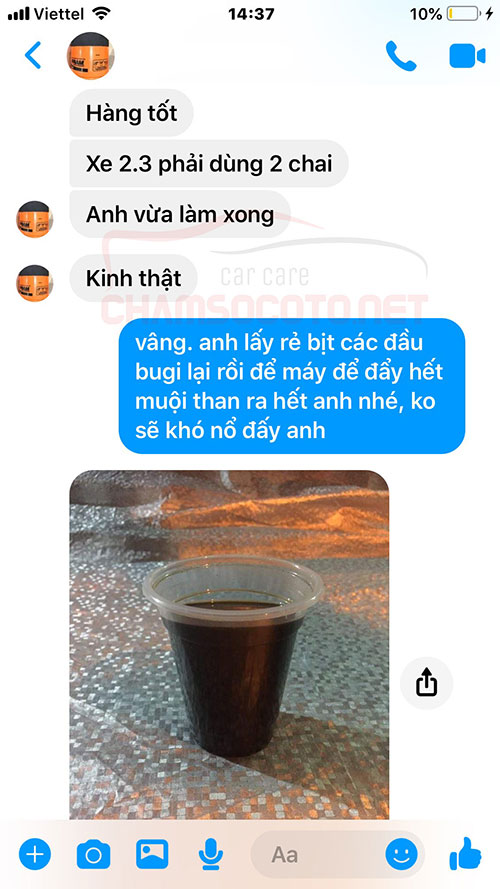dung dịch vệ sinh buồng đốt NX5000 chính hãng