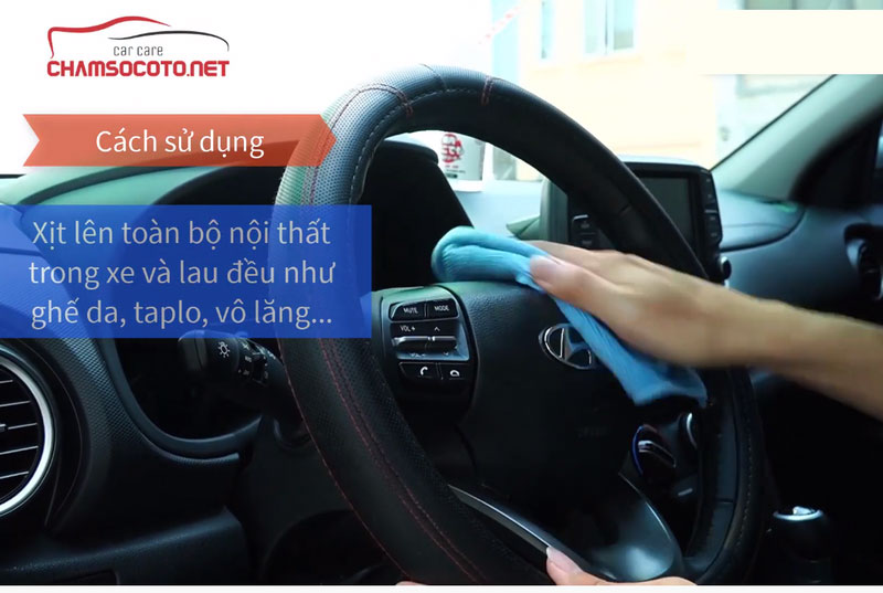 Bình xịt vệ sinh nội thất ô tô Nhật Bản