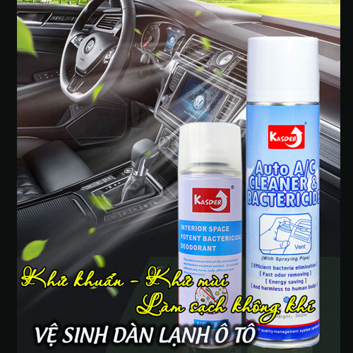 Bình xịt vệ sinh khử mùi dàn lạnh điều hòa ô tô chuyên dụng