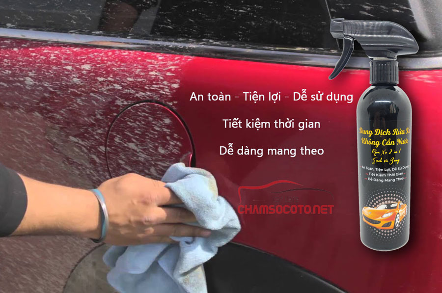 Dung dịch rửa xe tại nhà không cần nước 