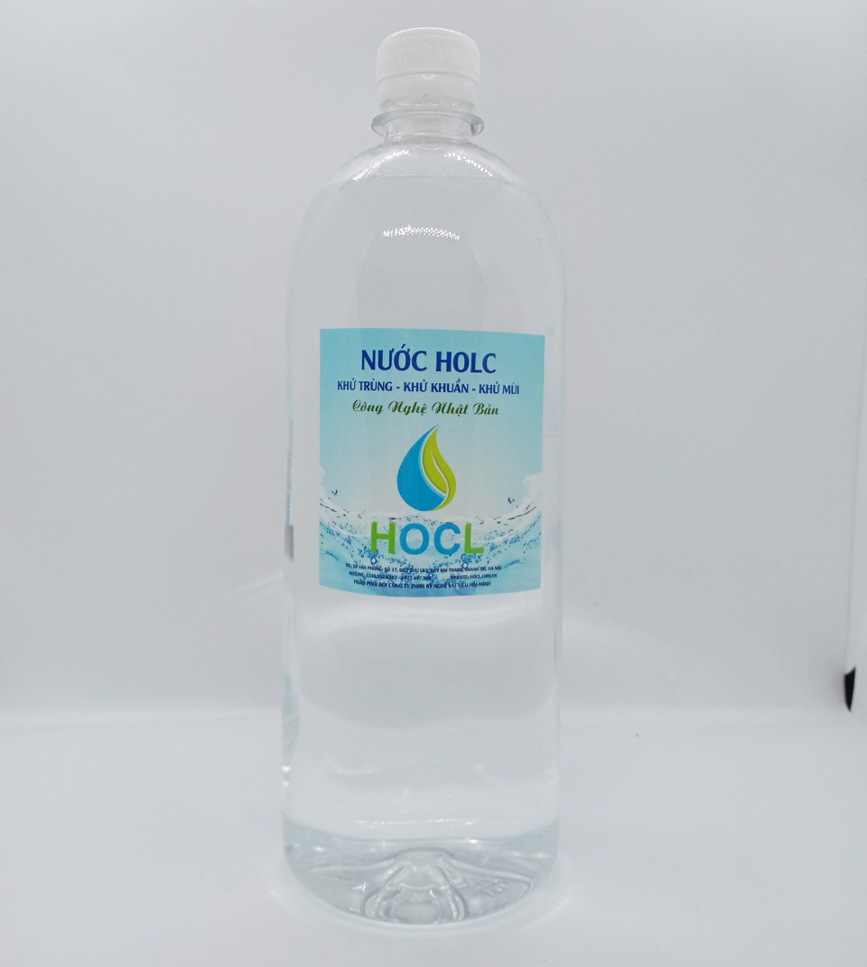 Nước khử trùng khử khuẩn khử mùi HOCL 1 Lít